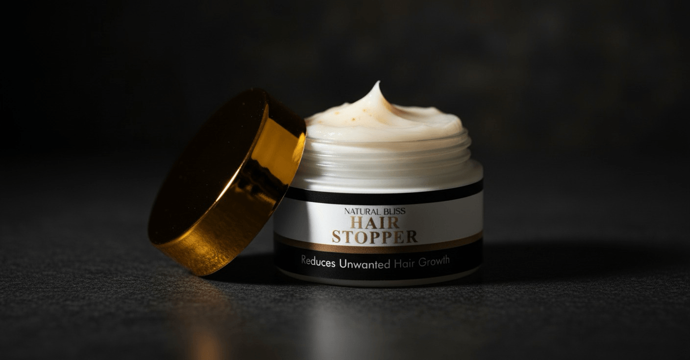 Model holding Natural Bliss Hair Stopper